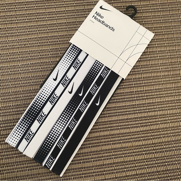 Nike Printed Hairbands Assorted 6-Pack NJN65-964 One Size - Picture 1 of 4